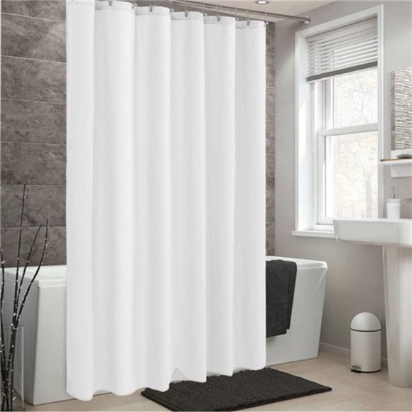 Waterproof Fabric Shower Curtain Liner with 3 Magnets - Soft Hotel Quality New - Picture 2 of 8